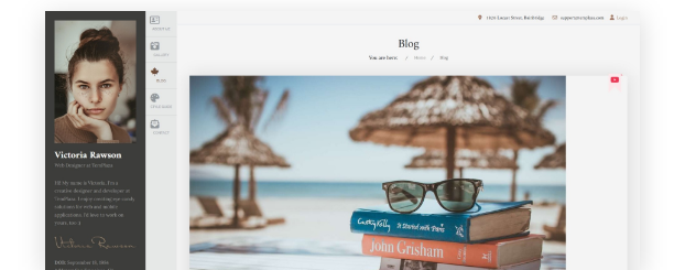 Present your latest articles in a responsive, <em>easy-to-navigate blog layout</em>