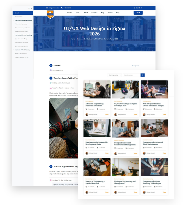 Effortless management of your <em>online learning</em> portal