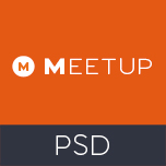 Meetup - Free PSD Template